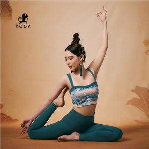 ชุดโยคะ BH YOGA สำหรับผู้หญิง ชุดออกกำลังกายสีสันสดใส กระโปรงสั้นสปอร์ต กระชับสัดส่วน แขนกุด คอวี ผ้าไนลอน ยืดหยุ่นสูง ฤดูใบไม้ผลิ