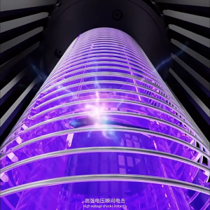 SG【ReadyStock】Electric Shock Mosquito Killer Large Lithium Battery Long Lasting Runtime USB Charging Support Electric Shock Mosquito Killer 3000V Shock AI Frequency Converter 720° Mosquito Lure No Chemical Health Safety Digital Display