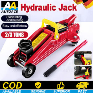 （COD）2 Ton Hydraulic Floor Jack With Carrying Case Standard For Home Use Or For Auto Repair Shop Ub Heavy Duty Floor