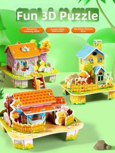 MOWEI | Educational DIY 3D Puzzle House for Children