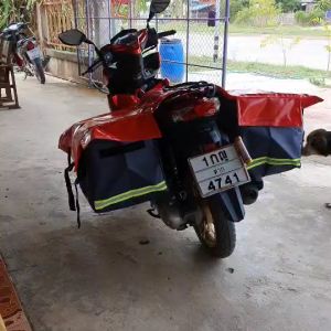 กระเป๋าส่งพัสดุ มอเตอร์ไซค์ สำหรับรถรุ่นใหญ่ PCX  NMAX ระยะพาดเบาะกว้างพิเศษ