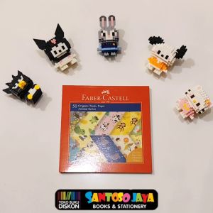 Kertas Lipat FABER CASTELL Animal Series 15x15 cm - 50 Origami 10 Motif