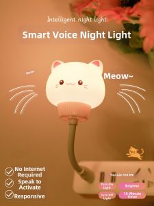 YAFULUODI | Voice Controlled Smart LED Nightlight USB Powered