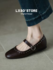 French Vintage Ballet Flats Shoes