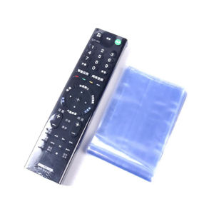 6x25 8x25 Transparent Heat Shrink Film Bag for Smart TV Box Remote Control Waterproof Dustproof Protective Cover Protector Case
