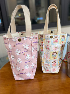 Túi Đựng Cốc Nước Dung Tích Lớn Ice King Có Họa Tiết Hoạt Hình Dễ Thương Túi Vải Cầm Tay Cho Bé Gái Phụ Kiện Đựng Đồ Ăn Uống