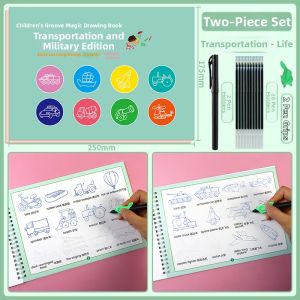 XIAOSHUGUOGUO | Starter Coloring Sketchbook For 3-6 Years