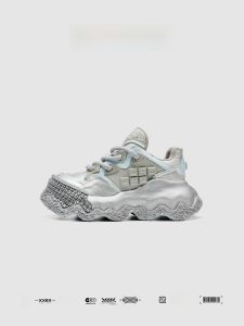 XMZY | Original Fashionable Thick Bottom Design Casual Dad Shoes Men Women Same Style XMZY2025 Autumn New Arrival Street Style Mesh Lining