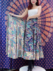 Southeast Asian Style Changeable Skirt for Women 2024 Summer New Arrival Fashion Slim Looking Temperament Youthful-Looking One Piece Wrap Skirt