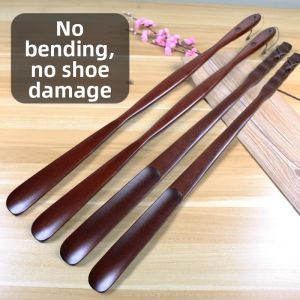 KEKESHANGJIA | Easy-to-Use Long Handle Wooden Shoe Horn