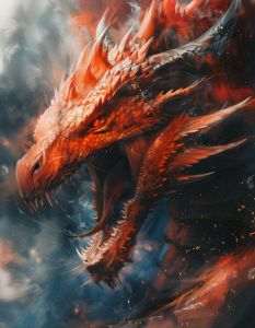 KAYOU | Acrylic Paint By Numbers Dragon Painting By Numbers on Canvas Coloring By Number for Adults Paint Digital Art