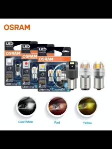 Osram | OSRAM Upgrade LED Signal Light S25 P21W PY21W P21 5W LEDriving SL Advance 1156 1157 LED Car Fog Bulb Brake Position Stop Lamp 2X