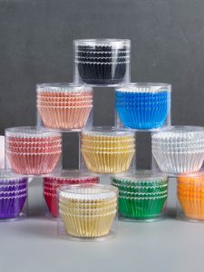 Thickened Aluminum Foil Oil-resistant Paper Baking Tray Cake Muffin Cup Liners 500 Pieces Kitchen Cooking Utensils