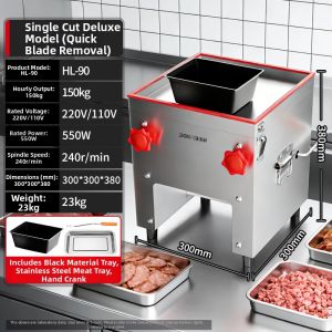 Automatic Meat Slicing Chopping Machine