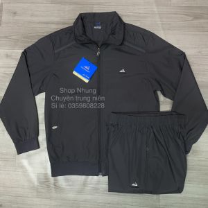 Bộ gió Nam Trung Niên dáng suông lót lưới k nhăn k nhàu ẢNH THẬT