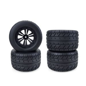 4 Lốp Xe ZD Racing 115mm Monster Dành Cho Xe RC Buggy 1/10 - Lốp Bánh Xe Lục Giác 12mm Chống Trơn Trượt Tương Thích Với HPI HSP Savage XS TM Flux LRP