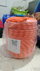 10mm/12mm 50m/100m climbing rope/static rope/safety rescue rope/fire rope with 2 climbing buckles