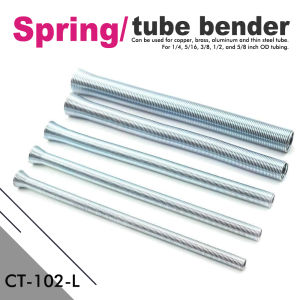 5 Pcs Spring Tube Bender 1/4 1/2 3/8 5/8 5/16 Inch For Copper Aluminium Tube Bending Hand Tools Spring Wire Pipe Plumbing Tools