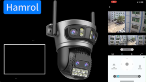 Hamrol 20MP 2.4GHz&5GHz 10X Zoom PTZ Wi Fi Security Camera Auto Tracking Outdoor Network CCTV O-KAM App