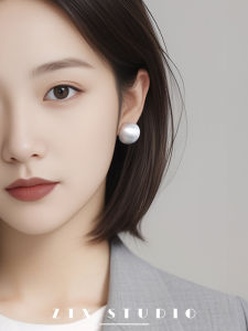 ZTX Brushed Ball Ear Cuffs for Women No Piercing Required Vintage French Style Fashionable Versatile Pain Free Mosquito Coil Ear Rings