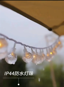 🎉𝐒𝐆 𝐋𝐨𝐜𝐚𝐥🎉10m Crystal Ball Light 80LED Fairy String Light USB&Battery Operated Curtain Light Christmas Decoration