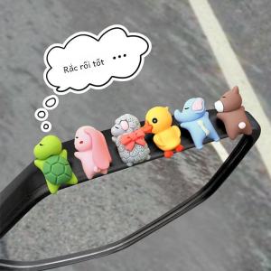 Battery Electric Vehicle Motorbike Ornament Small Accessories Pendant Handlebar Ornament Little Yellow Duck Doll Doll Cute