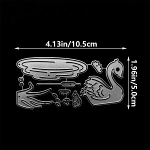 1pc Little Swan Set Metal Cutting Dies for DIY Scrapbooking Embossing Album Paper Cards Decorative Knife Mold Crafts Template