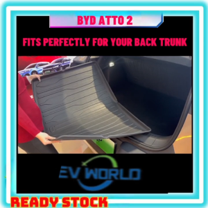【B11 READY STOCK】New BYD ATTO 2 TPE Boot Mat Rear Trunk Boot Tray Back Trunk Waterproof Floor Mat