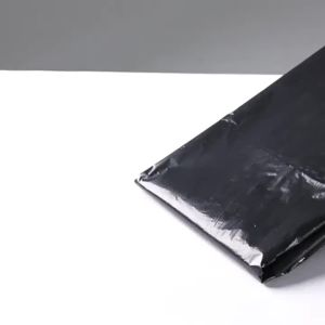 Túi Đựng Rác Lớn 5/10/20 Chiếc Màu Đen Dày Ngoài Trời Miệng Dẹt Để Vệ Sinh Đồ Dùng Trường Học Công Viên Túi Rác Vườn