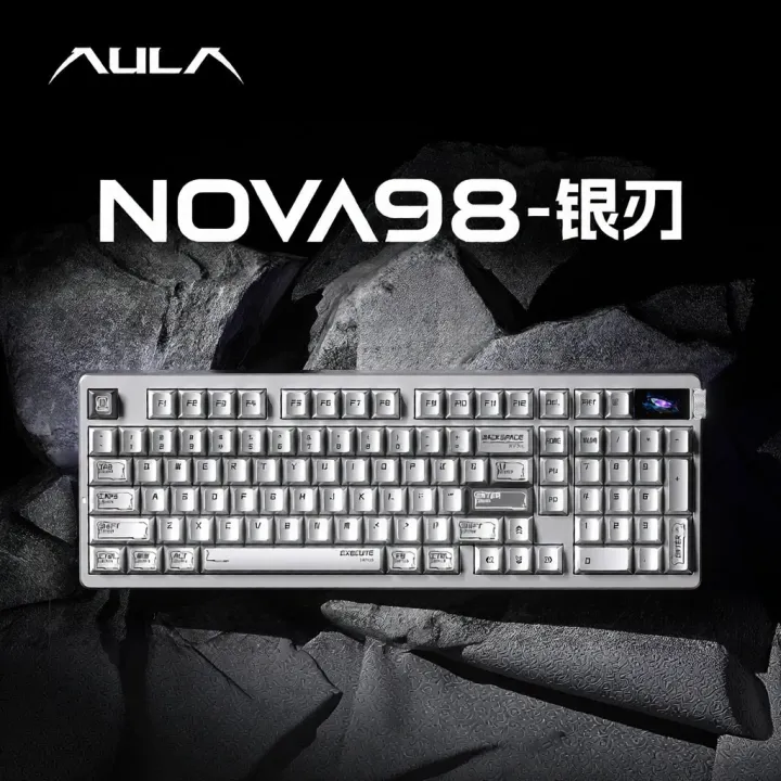AULA-MOJING | Bàn Phím Cơ Không Dây Nova 98 Đa Chế Độ Tùy Chỉnh