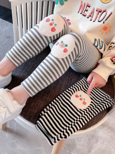 Outwear Childrens Autumn Striped with Fleece Lining Leggings