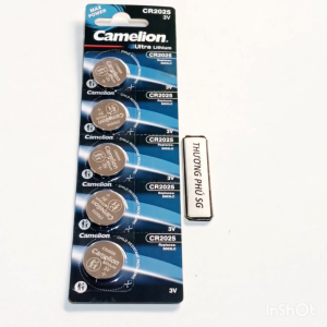 Pin 3V 2025 CR2025 DL2025 ECR2025 BR2025 - Pin Camelion chính hãng / Giá bán 1 Vĩ (5 Viên)