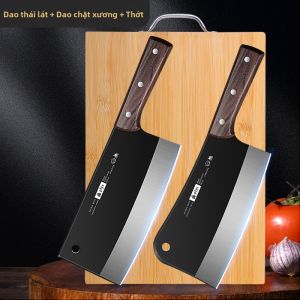 Dao Bếp Cứng Cao Dành Để Cắt Thịt và Xương Thép Đặc Biệt của Đầu Bếp