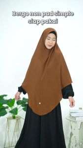 Hijab Hayuri Bergo Inaya - Jilbab Instan Non Pad - Bahan Woolpeach Grade A