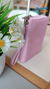 Al Quran Pelangi Rainbow Full Colour Yasmina Resleting A6 - Quran Wanita Syamil Pink Kecil Ukuran A6