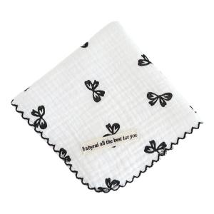 Japanese Style Floral Pure Cotton Kitchen Towel Handkerchief Absorbent Small Square Dish Towel Cleaning Cloth for Kitchen