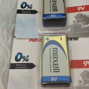 Bateri Maxell Alkaline 9V/Maxell Japan Long Lasting Genuine Alkaline 9V Battery [1Pcs]