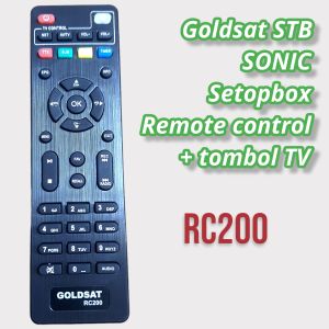 Remot STB Goldsat Revo Sonic remote setopbox digital tv ORIGINAL RC200 & RC120 tanpa program.