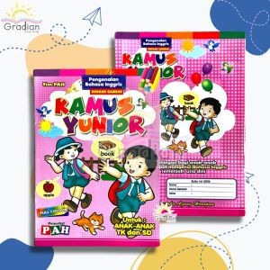 Buku Kamus Yunior Pengenalan Bahasa Inggris dengan Gambar Untuk Anak TK SD - PAH