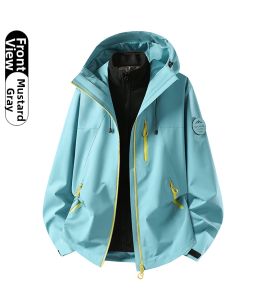 XUEFENGLANGYIN | 3-in-1 Waterproof Light Down Hiking Jacket