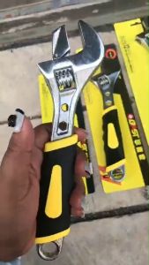 ประแจเลื่อน รุ่นด้ามจับPVC ขนาด81012นิ้ว