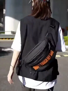 MORETHAN1 Large Crossbody Fanny Pack for Men Women Water Resistant Waist Bag Belt Bag Sling Bag with Zipper Pockets