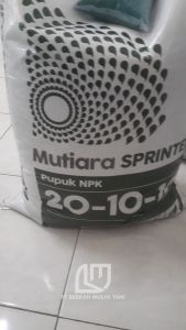 Pupuk NPK mutiara sprinter  20-10-10 1 kg  Repack