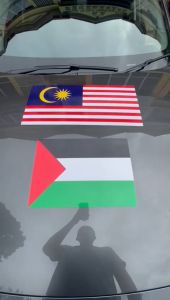 Palestine / Malaysia Waterproof Magnetic Sticker / Magnetic Car Sticker (Ready Stock)