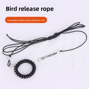 Parrot Leash for Outdoor Walking Training Flight Training Foot Chain Ring for Budgerigar Crow Peacock Parrot Training Equipment