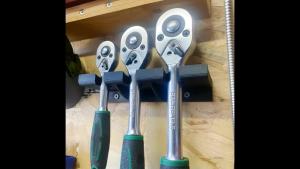 Giá Đỡ Cờ Lê Ratchet Gắn Tường Hộp Đựng Dụng Cụ Lắp Đặt Dễ Dàng Không Cần Vít