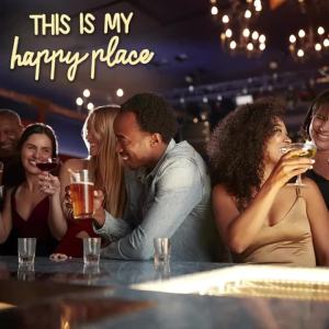 This Is My Happy Place Neon Sign for Wall Decor LED Lights Signs for Teen Girl Bedroom Decor Birthday Party Bar Christmas Gifts