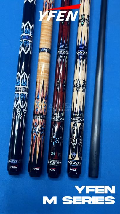 YFEN M Series Carbon Cue New FREE Extension Stik Play Billiard