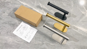 True Material 304 Stainless Steel Tissue Holder Bathroom Toilet No Drilling Toilet Paper Rack Bathroom Toilet Paper Holder