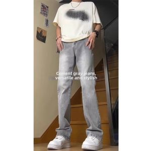 Slim Fit Streetwear Stretch Denim Pants